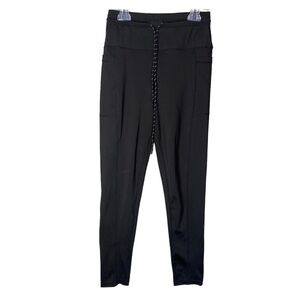Adrienne Vittadini Black Pull On skinny workout joggers
